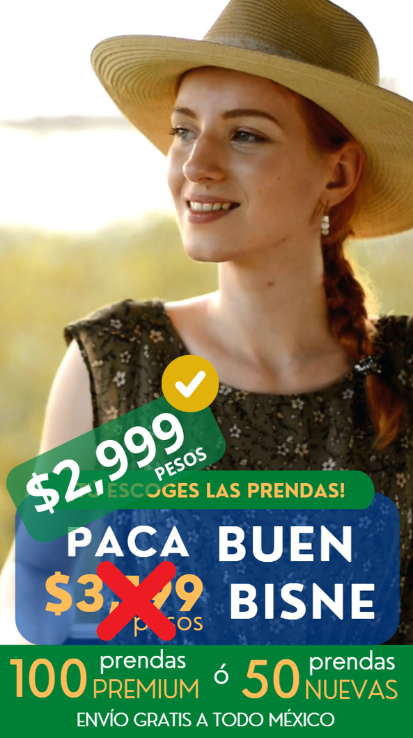 Paca Buen Bisne | Escoge 100 Prendas Premium o 50 Nuevas + Libro de Regalo